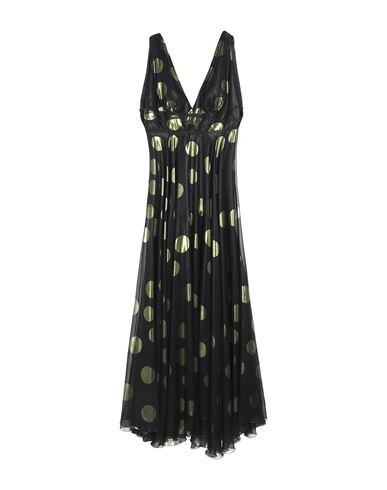 D'andrea Collection Woman Maxi Dress Acid Green Size 8 Polyester, Silk