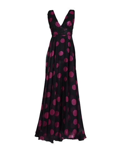 D'andrea Collection Woman Maxi Dress Fuchsia Size 14 Polyester, Silk In Pink