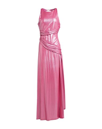Chiara Ferragni Woman Maxi Dress Pink Size M Polyester, Elastane