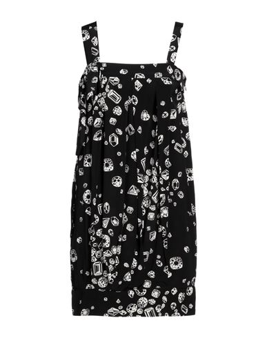 Vdp Collection Woman Mini Dress Black Size 6 Viscose