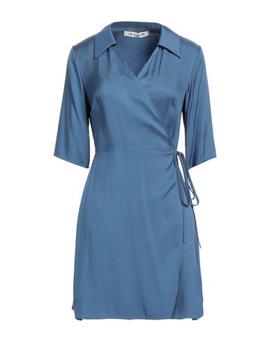 Trussardi Woman Mini Dress Blue Size 10 Viscose