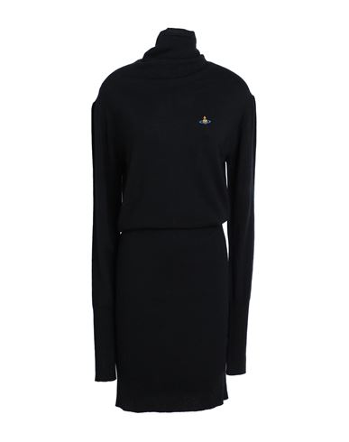 Vivienne Westwood Woman Midi Dress Black Size L Virgin Wool
