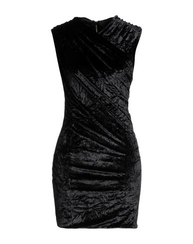 Versace Woman Mini Dress Black Size 4 Polyester, Elastane