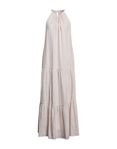 Peserico Easy Woman Maxi Dress Beige Size 10 Linen