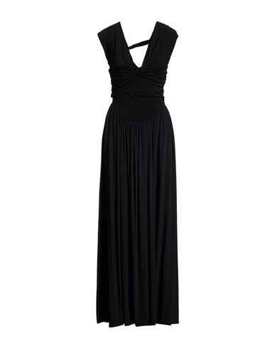 Beatrice B Beatrice .b Woman Maxi Dress Black Size 6 Acetate, Silk, Viscose In Black
