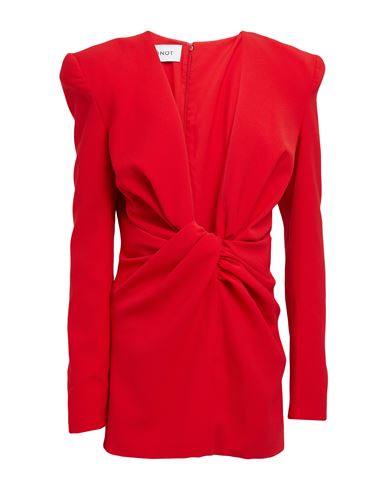 Shop Monot Mônot Woman Mini Dress Red Size 6 Polyester