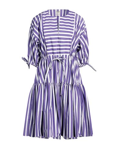 Maison Rabih Kayrouz Woman Midi Dress Purple Size 10 Cotton
