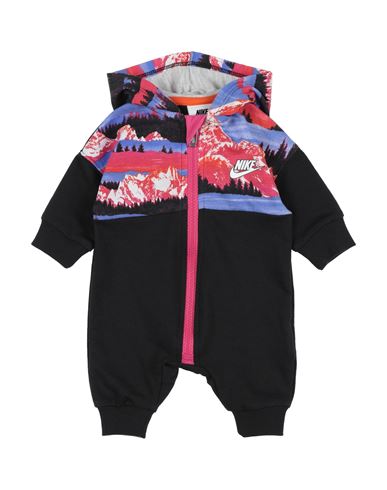 Nike B Nsw Snow Day Hooded Co Newborn Boy Baby Jumpsuits & Overalls Black Size 3 Cotton, Polyester