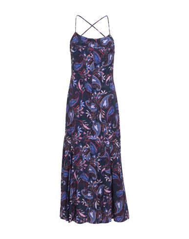 Shop Sophie And Lucie Woman Maxi Dress Midnight Blue Size 6 Viscose