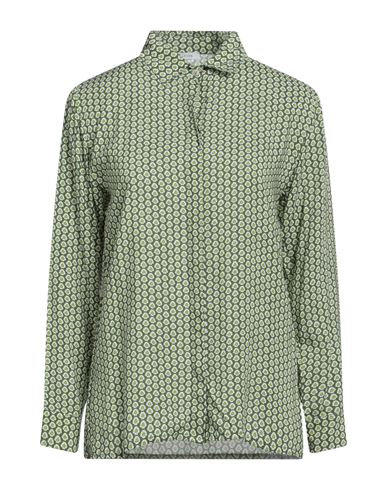 Delfina Woman Shirt Green Size Xl Viscose