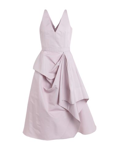 Shop Alexander Mcqueen Woman Midi Dress Blush Size 8 Polyester In Pink