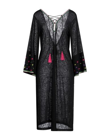 Pitusa Woman Midi Dress Black Size Onesize Cotton, Polyester