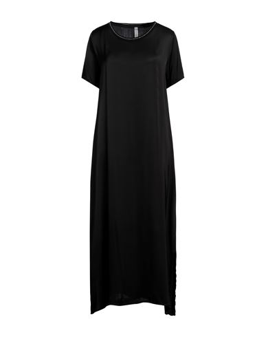 Tensione In Woman Midi Dress Black Size S Viscose