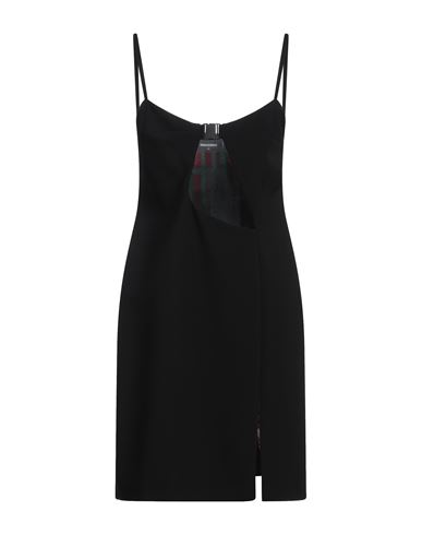 Dsquared2 Woman Midi Dress Black Size 6 Polyester, Polyurethane In Black
