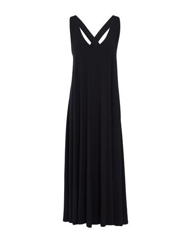 Shop More By Siste's Woman Midi Dress Black Size L Viscose, Elastane