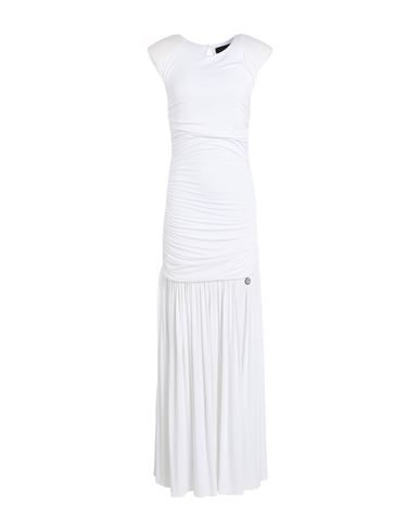Shop Gaelle Paris Gaëlle Paris Woman Maxi Dress Ivory Size 2 Viscose, Elastane In White