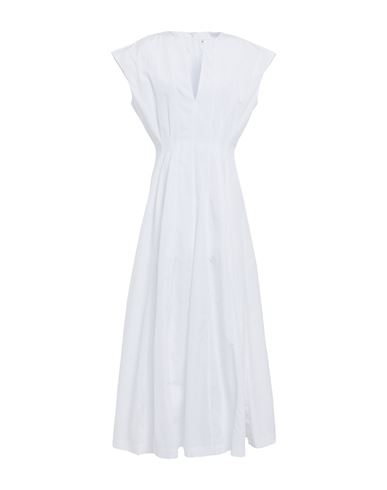 Shop Bite Studios Woman Maxi Dress White Size 10 Organic Cotton
