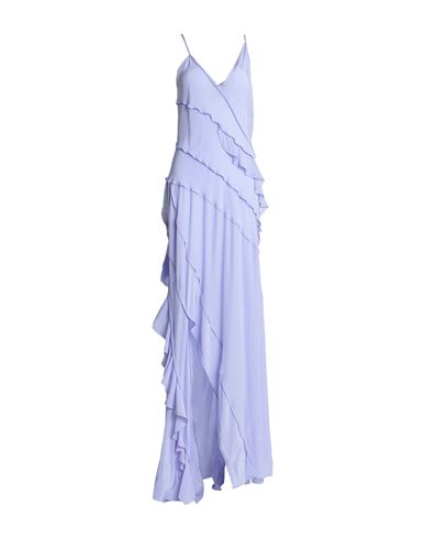 Victoria Beckham Woman Maxi Dress Lilac Size 8 Silk In Purple
