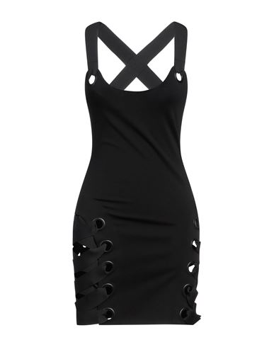 Christopher Kane Woman Mini Dress Black Size 6 Viscose, Polyamide, Elastane, Rayon