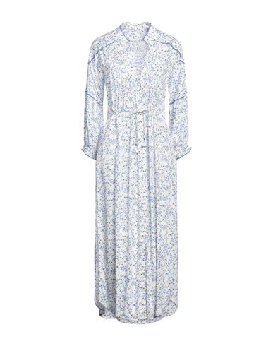 Poupette St Barth Woman Midi Dress White Size L Viscose
