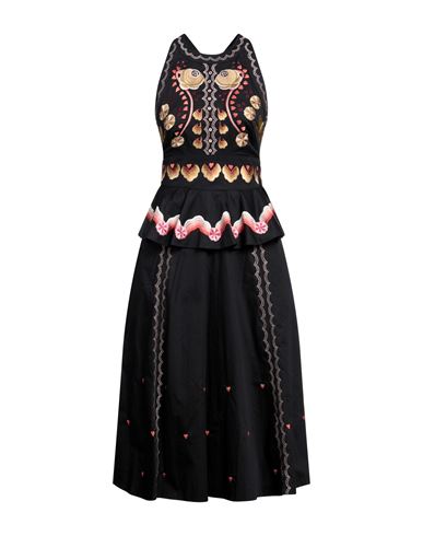 Temperley London Woman Midi Dress Black Size 8 Cotton