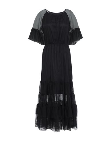 Siste's Woman Maxi Dress Black Size M Polyester