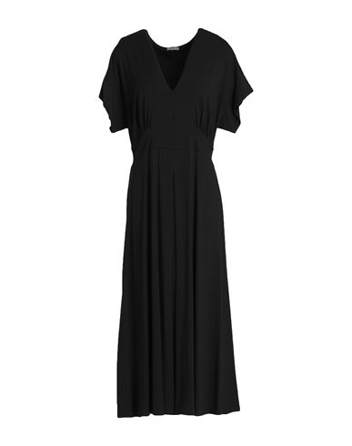 Shop More By Siste's Woman Midi Dress Black Size S Viscose, Elastane