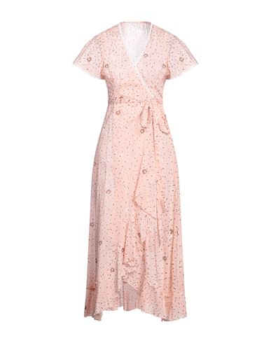 Poupette St Barth Woman Maxi Dress Blush Size L Cotton In Pink