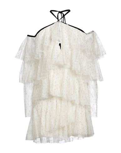 Shop Philosophy Di Lorenzo Serafini Woman Mini Dress White Size 6 Polyamide