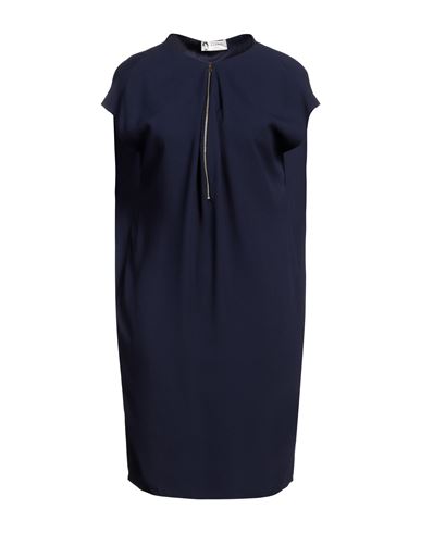 Lanvin Woman Mini Dress Midnight Blue Size 6 Acetate, Viscose