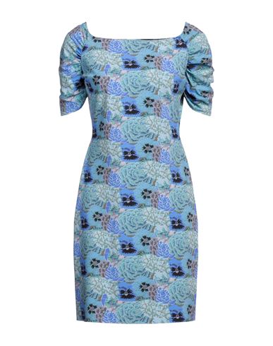 Chiara Boni La Petite Robe Woman Mini Dress Blue Size 10 Polyamide, Elastane