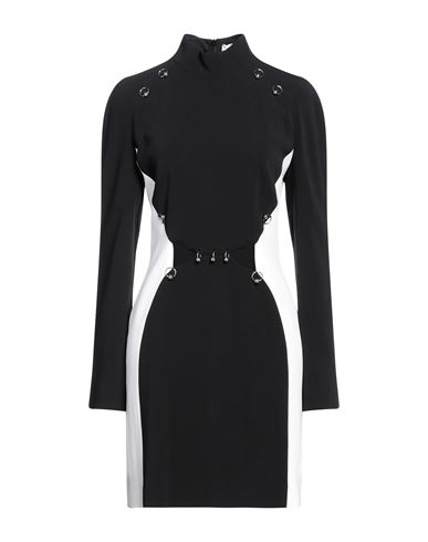 Mugler Woman Mini Dress Black Size 8 Acetate, Viscose, Elastane