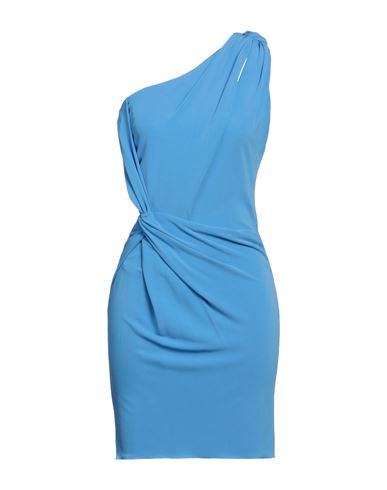 Alberta Ferretti Woman Mini Dress Light Blue Size 6 Viscose