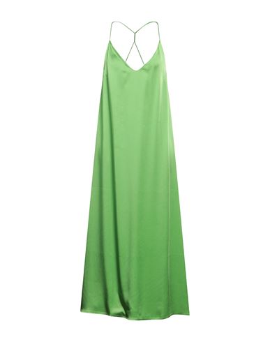 The Nina Studio Woman Midi Dress Acid Green Size M Polyester