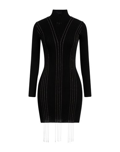 Elisabetta Franchi Woman Mini Dress Black Size 8 Viscose, Polyester