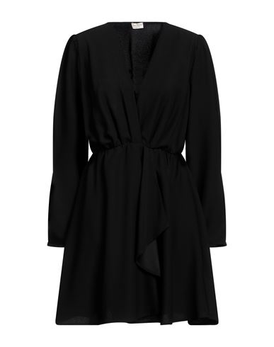Rebel Queen Woman Mini Dress Black Size M Polyester