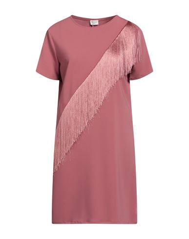 Rebel Queen Woman Mini Dress Pastel Pink Size S Polyester, Elastane