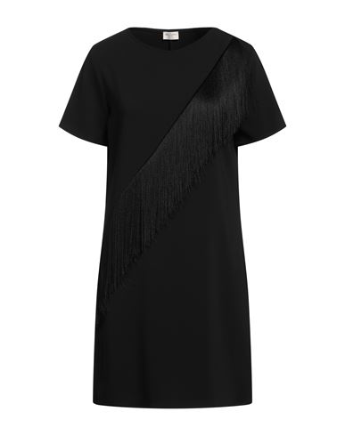 Rebel Queen Woman Mini Dress Black Size L Polyester, Elastane