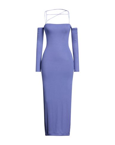 Shop Lama Jouni Woman Midi Dress Light Purple Size L Viscose, Elastane