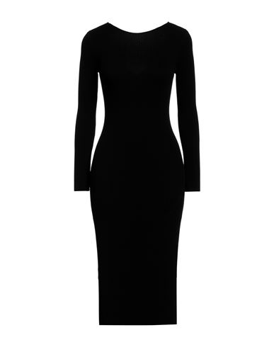 Anna Molinari Woman Midi Dress Black Size S Viscose, Polyester