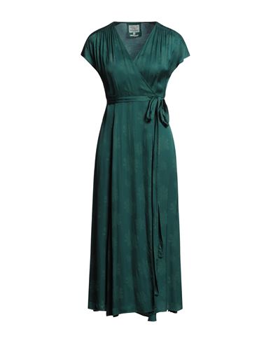 ALESSIA SANTI ALESSIA SANTI WOMAN MIDI DRESS EMERALD GREEN SIZE 8 VISCOSE 