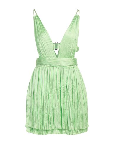 Maje Woman Mini Dress Light Green Size 8 Polyester