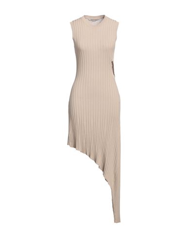 Stella Mccartney Woman Mini Dress Beige Size L Viscose, Polyester