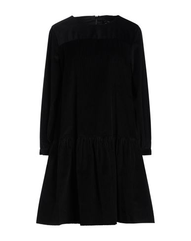 Shop Weekend Max Mara Woman Midi Dress Black Size 14 Cotton
