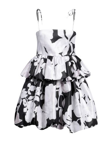 Shop Kika Vargas Woman Mini Dress Black Size S Polyester, Nylon, Elastane