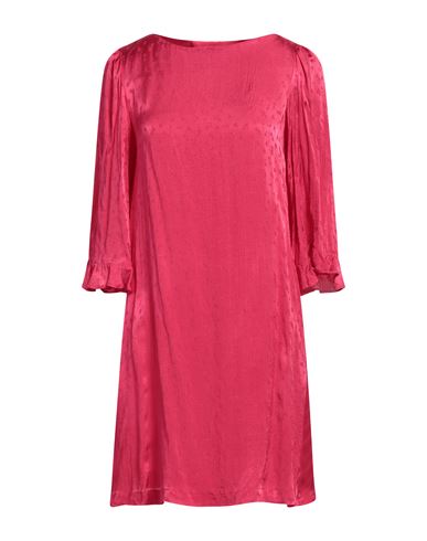 Shop Max & Co . Woman Mini Dress Fuchsia Size 10 Viscose In Pink