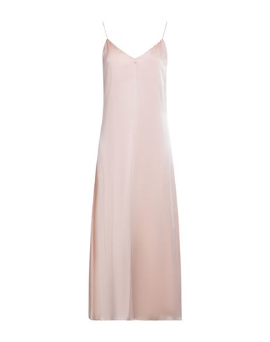 Fabiana Filippi Woman Midi Dress Light Pink Size 4 Acetate, Silk, Ecobrass In Pink
