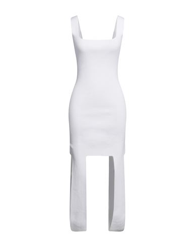 Boyarovskaya Woman Mini Dress White Size M Viscose, Polyester