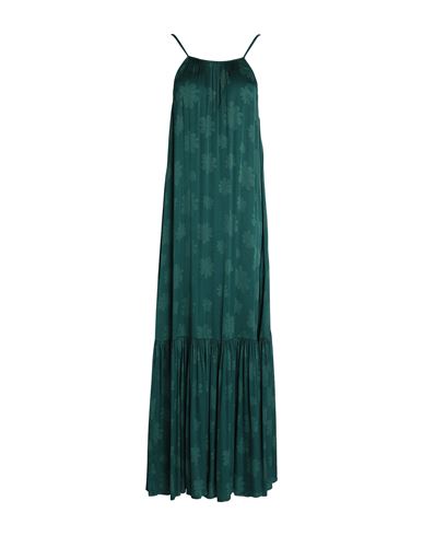 ALESSIA SANTI ALESSIA SANTI WOMAN MAXI DRESS DARK GREEN SIZE 6 VISCOSE 