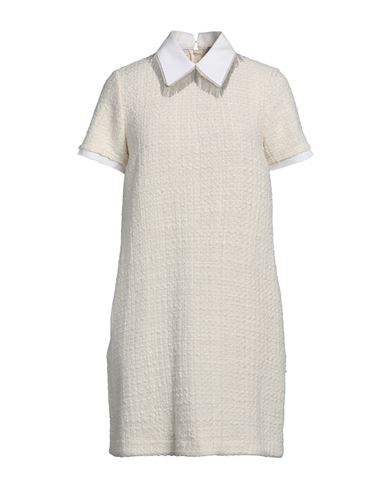 N°21 Woman Mini Dress White Size 6 Acrylic, Wool, Polyester, Cotton, Brass In White